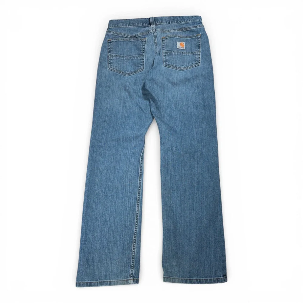 Carhartt Jeans Mens 30x30 Blue Denim Medium Wash Relaxed Rugged Flex Workwear